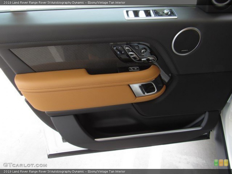 Ebony/Vintage Tan Interior Door Panel for the 2019 Land Rover Range Rover SVAutobiography Dynamic #134149261
