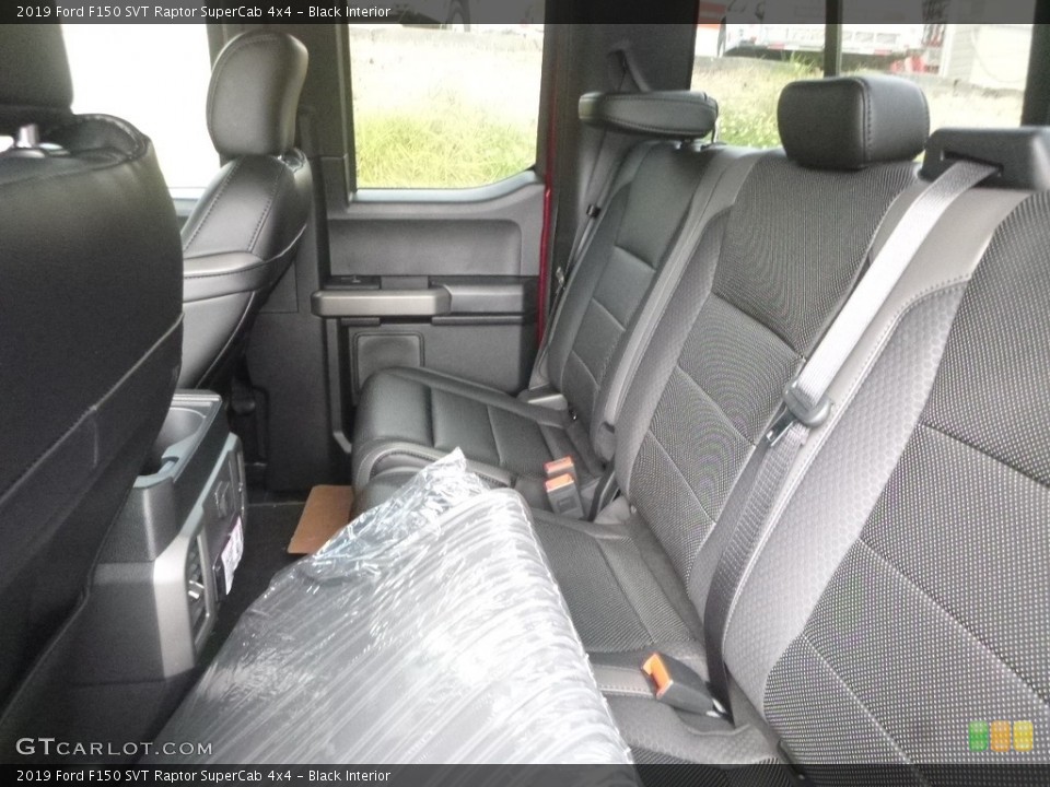 Black Interior Rear Seat for the 2019 Ford F150 SVT Raptor SuperCab 4x4 #134150698