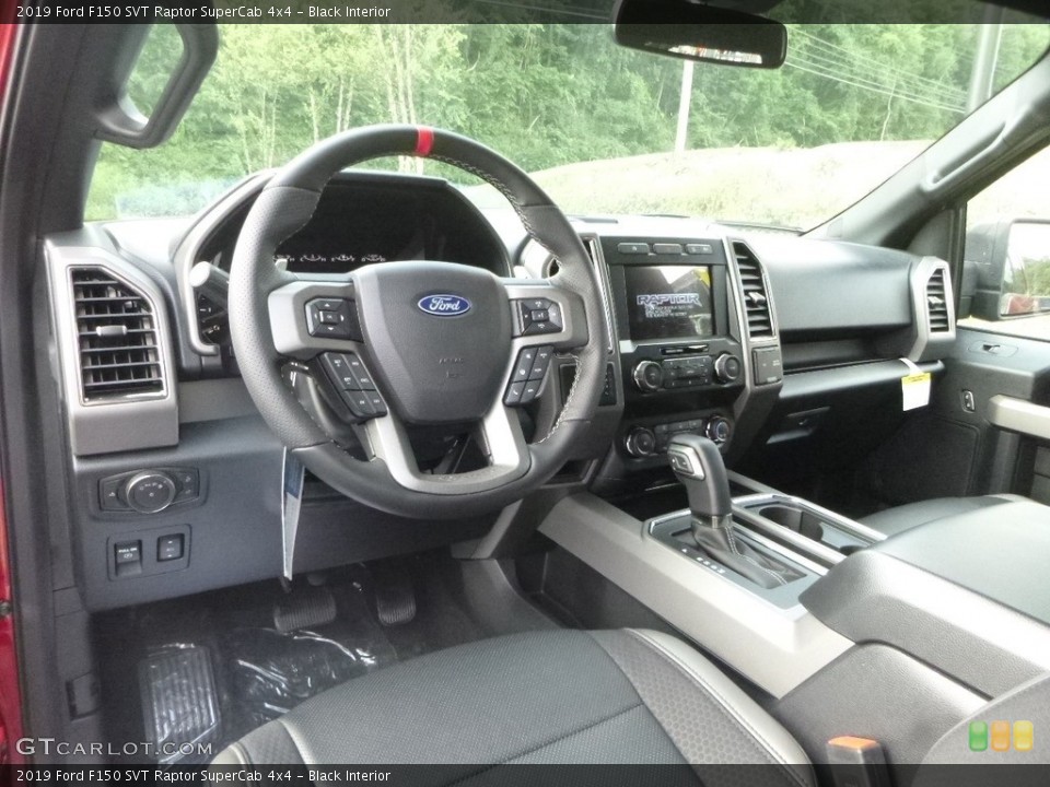 Black Interior Photo for the 2019 Ford F150 SVT Raptor SuperCab 4x4 #134150719