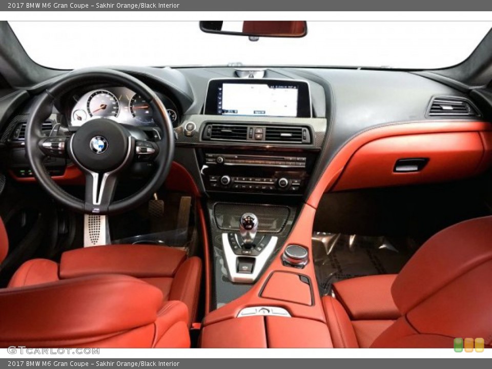 Sakhir Orange/Black Interior Dashboard for the 2017 BMW M6 Gran Coupe #134151471