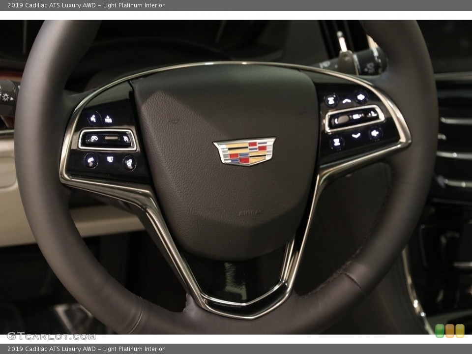 Light Platinum Interior Steering Wheel for the 2019 Cadillac ATS Luxury AWD #134152699