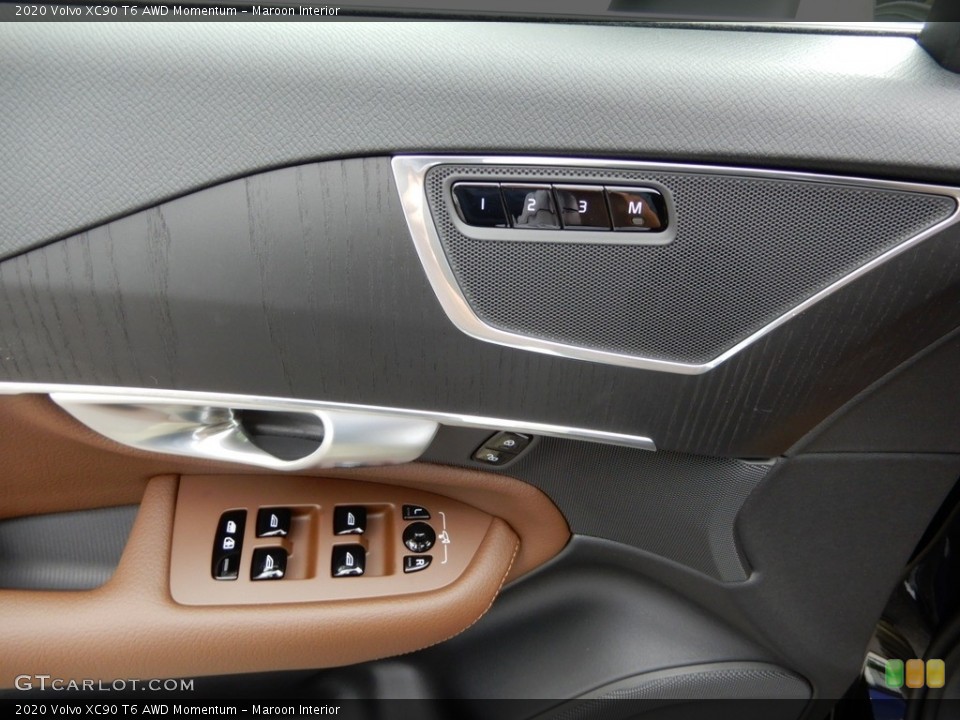 Maroon Interior Door Panel for the 2020 Volvo XC90 T6 AWD Momentum #134161905