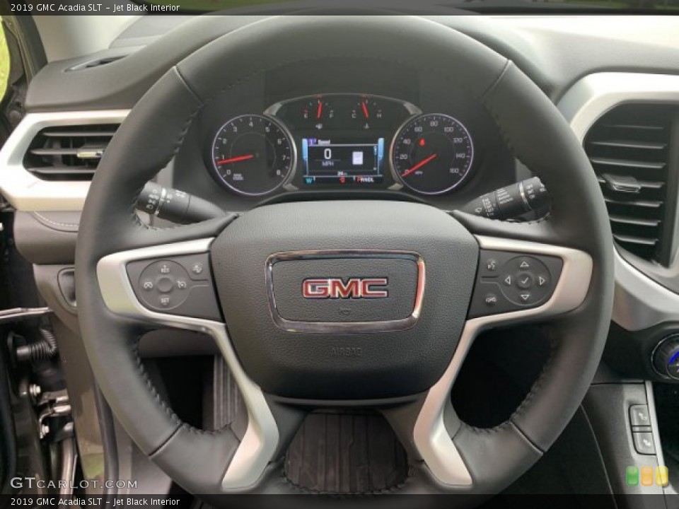 Jet Black Interior Steering Wheel for the 2019 GMC Acadia SLT #134163189