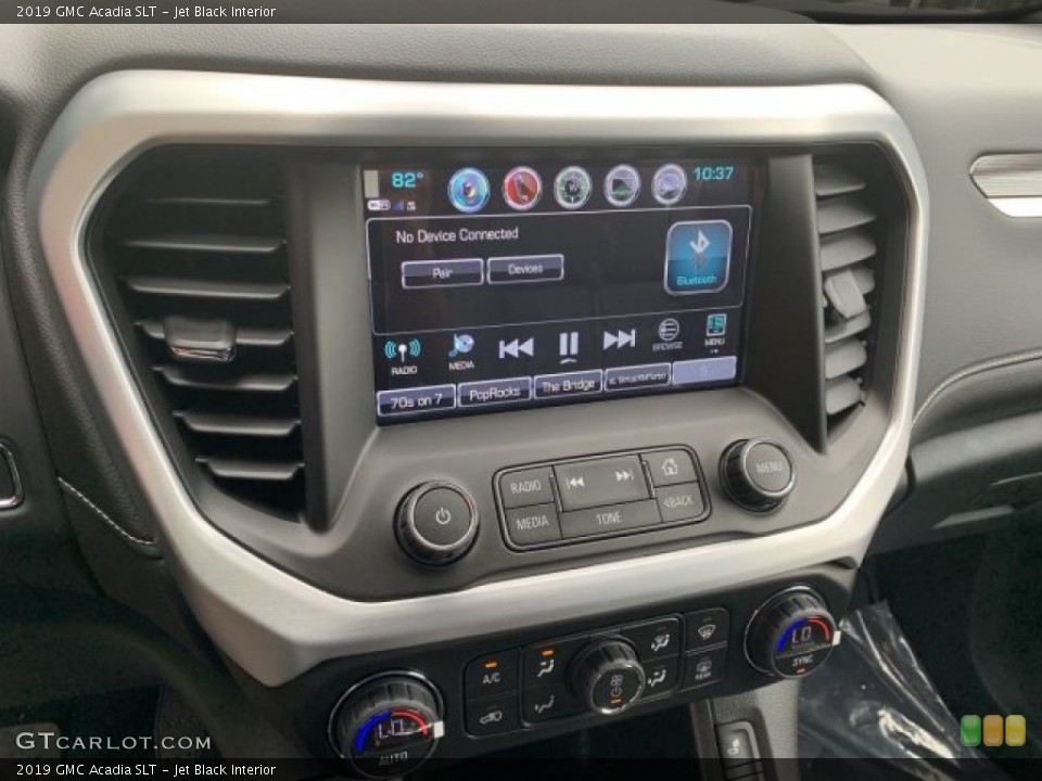 Jet Black Interior Controls for the 2019 GMC Acadia SLT #134163225