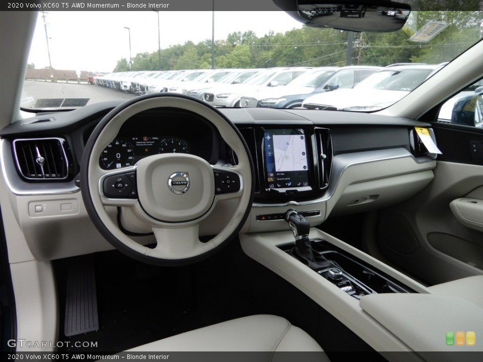 Blonde Interior Front Seat for the 2020 Volvo XC60 T5 AWD Momentum #134163390