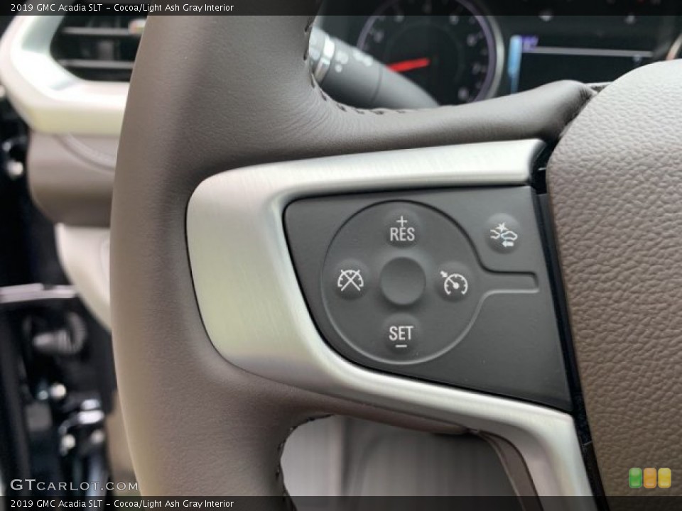 Cocoa/Light Ash Gray Interior Steering Wheel for the 2019 GMC Acadia SLT #134163591