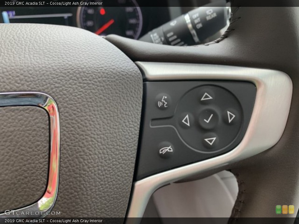 Cocoa/Light Ash Gray Interior Steering Wheel for the 2019 GMC Acadia SLT #134163609