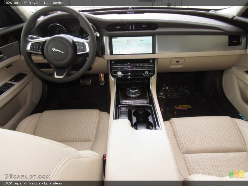 Latte Interior Dashboard for the 2020 Jaguar XF Prestige #134163786