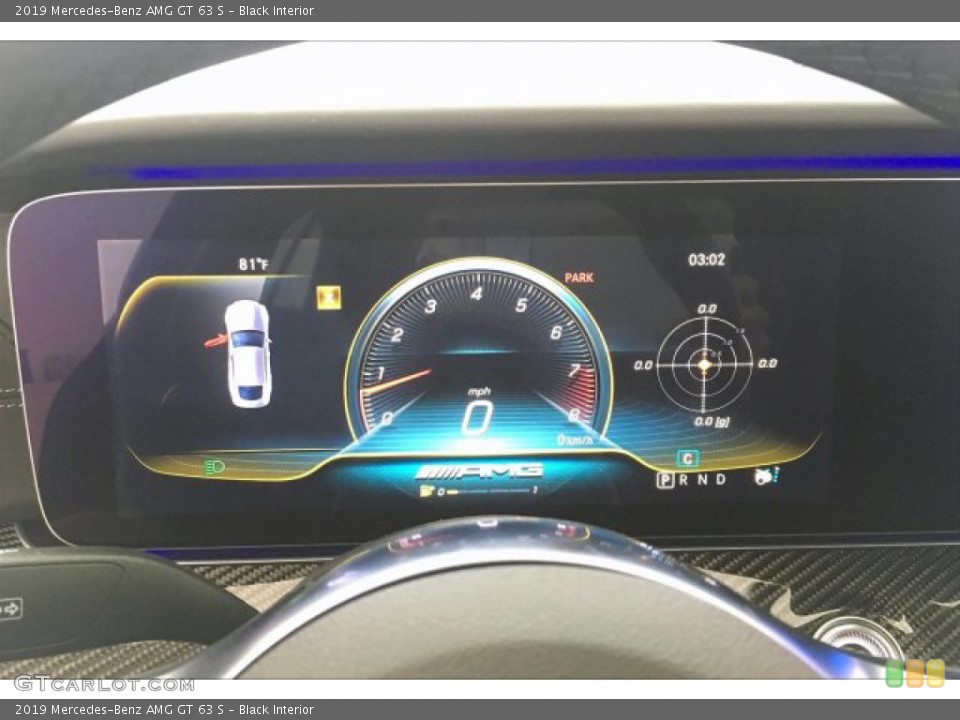 Black Interior Gauges for the 2019 Mercedes-Benz AMG GT 63 S #134167362