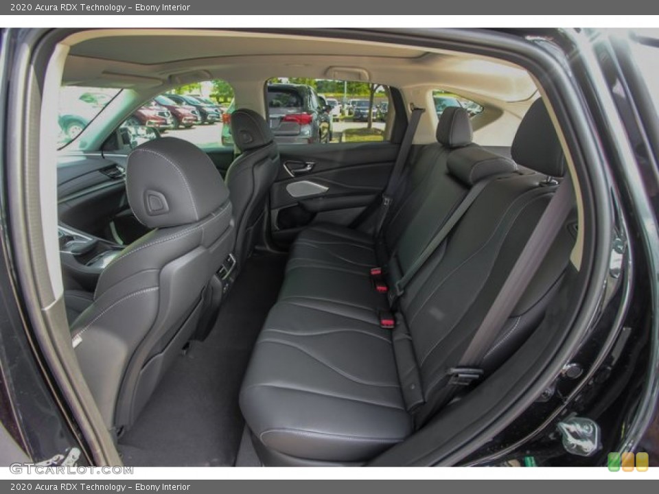Ebony Interior Rear Seat for the 2020 Acura RDX Technology #134189746