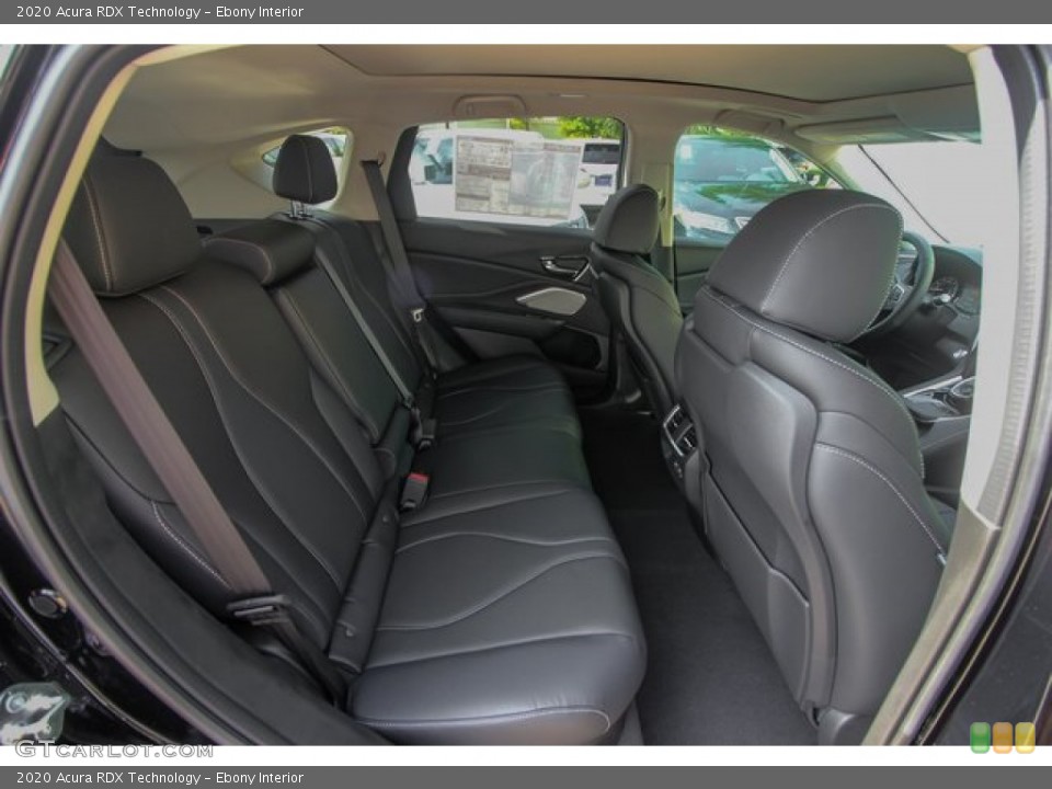 Ebony Interior Rear Seat for the 2020 Acura RDX Technology #134189848