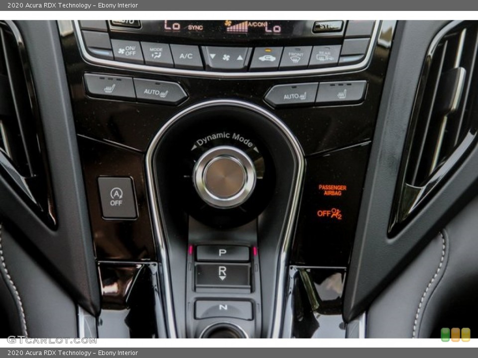 Ebony Interior Controls for the 2020 Acura RDX Technology #134190052
