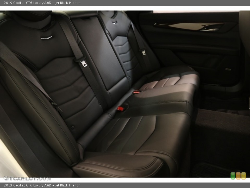 Jet Black Interior Rear Seat for the 2019 Cadillac CT6 Luxury AWD #134196748