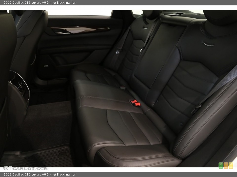 Jet Black Interior Rear Seat for the 2019 Cadillac CT6 Luxury AWD #134196769