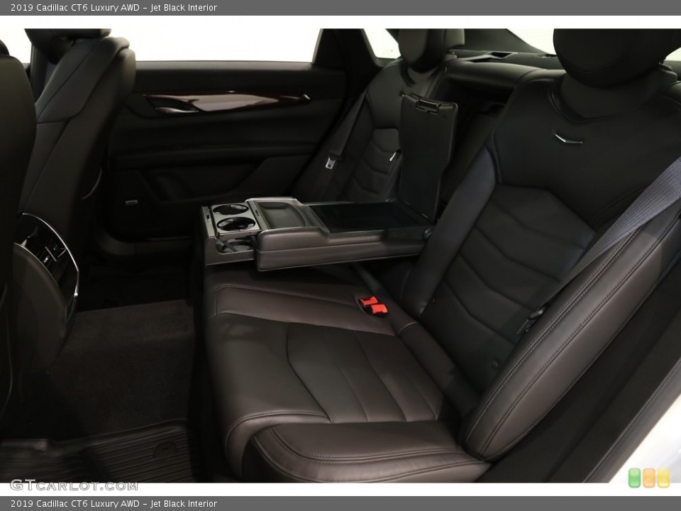 Jet Black Interior Rear Seat for the 2019 Cadillac CT6 Luxury AWD #134196793