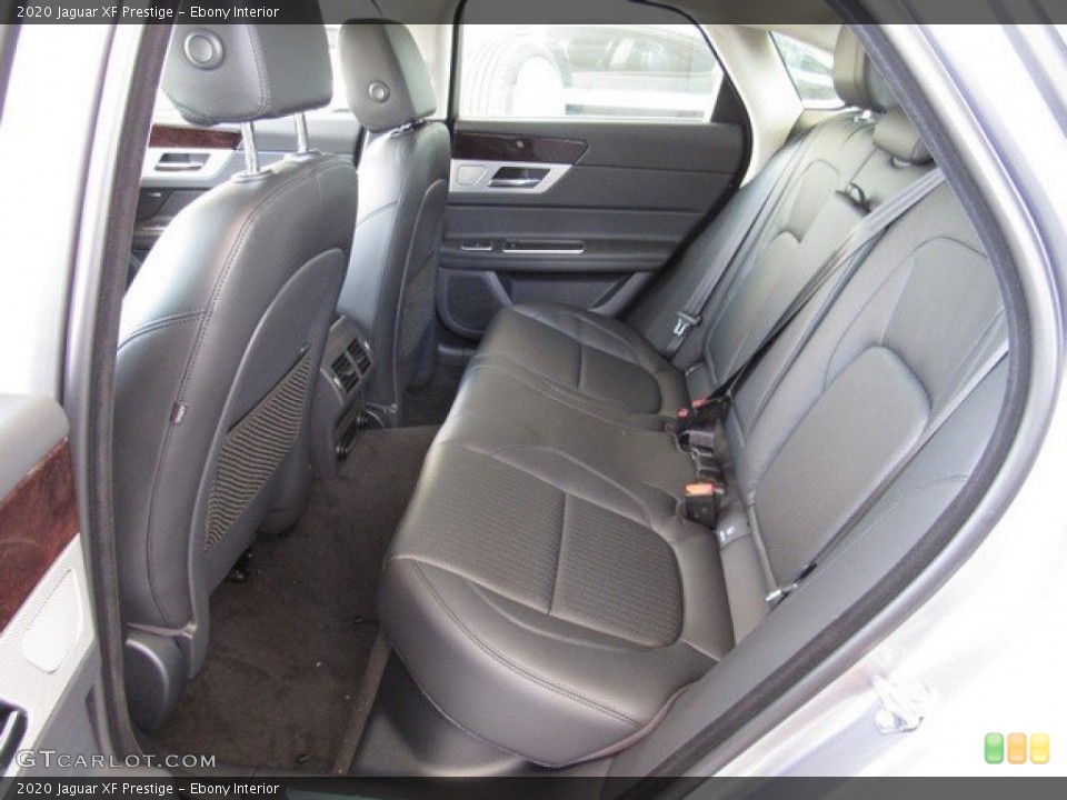 Ebony Interior Rear Seat for the 2020 Jaguar XF Prestige #134207851