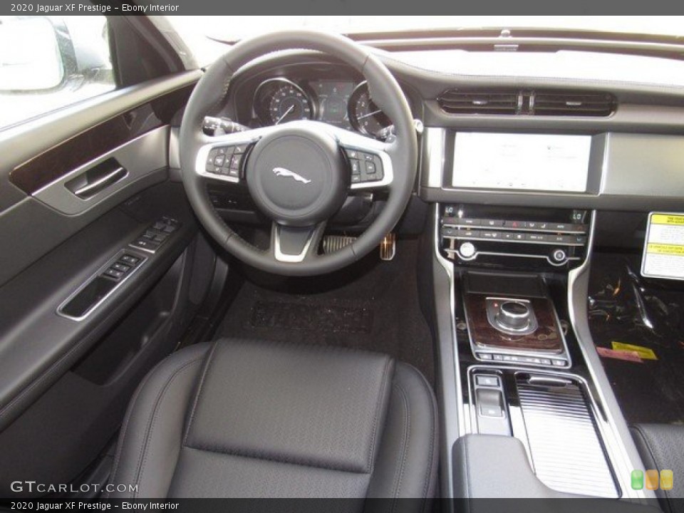 Ebony Interior Dashboard for the 2020 Jaguar XF Prestige #134207932