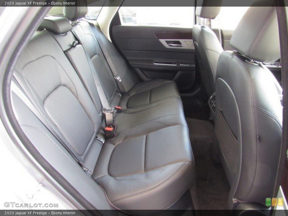 Ebony Interior Rear Seat for the 2020 Jaguar XF Prestige #134207968
