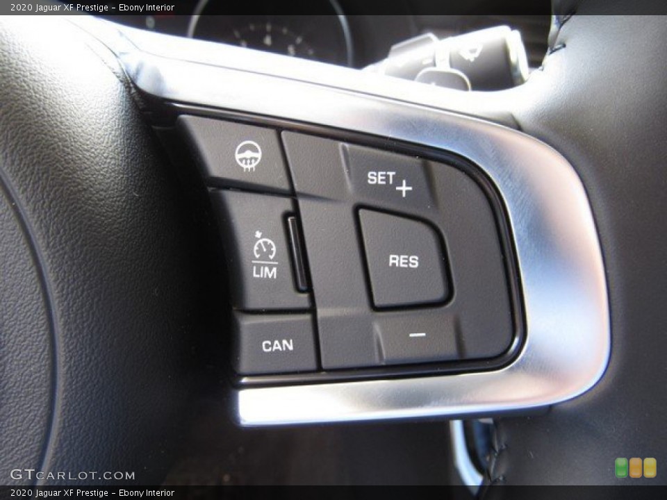 Ebony Interior Steering Wheel for the 2020 Jaguar XF Prestige #134208070