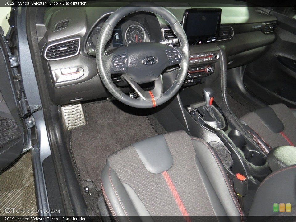 Black Interior Front Seat for the 2019 Hyundai Veloster Turbo #134208214