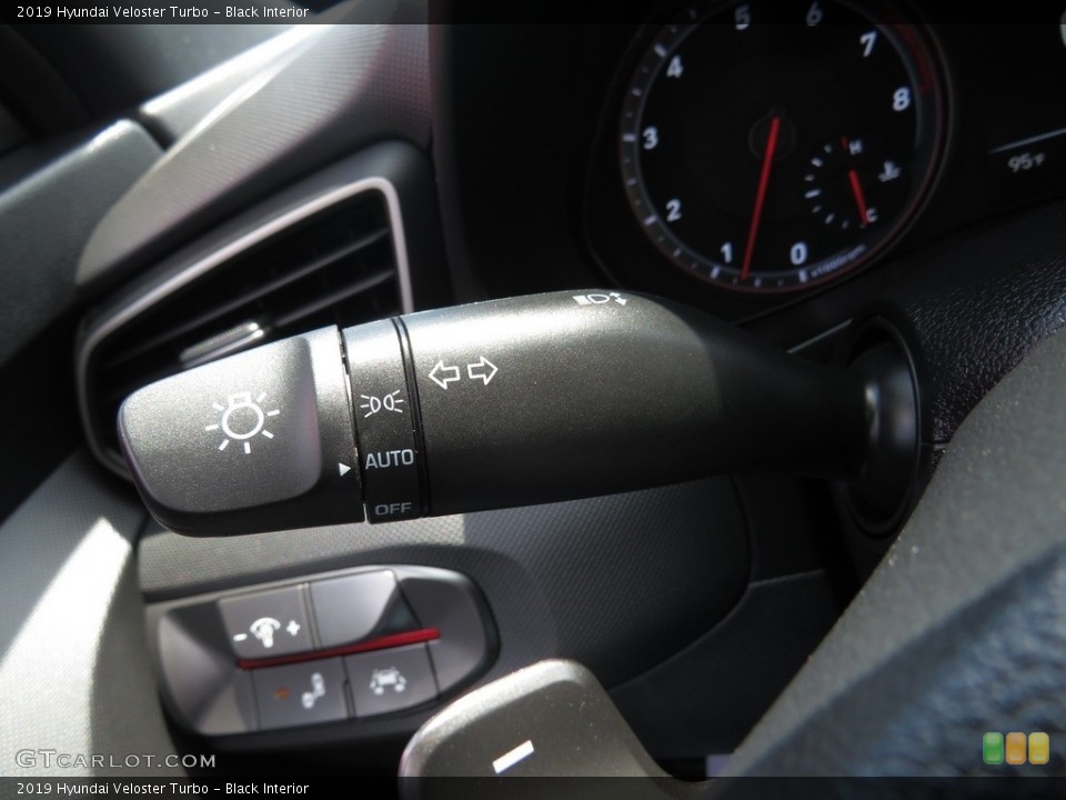 Black Interior Controls for the 2019 Hyundai Veloster Turbo #134208271