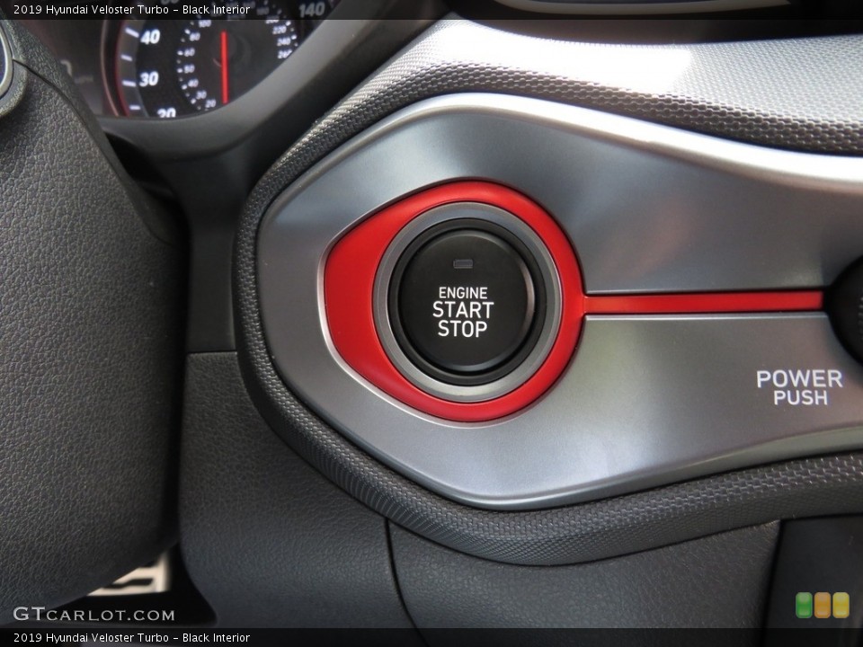 Black Interior Controls for the 2019 Hyundai Veloster Turbo #134208301