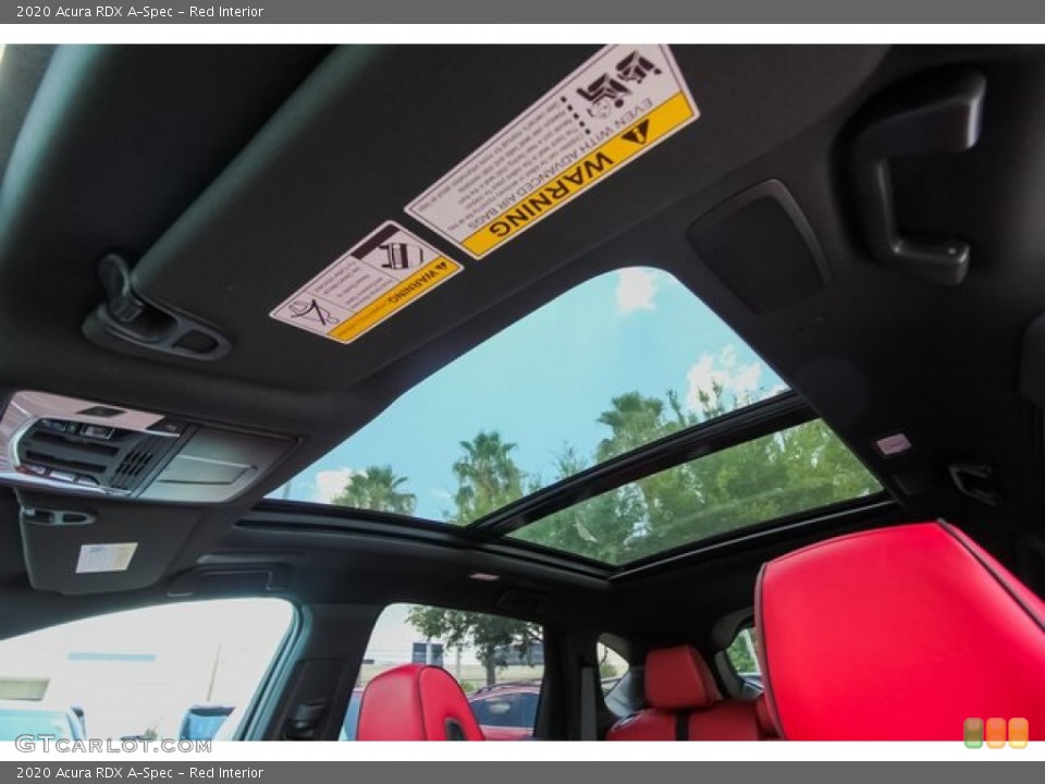 Red Interior Sunroof for the 2020 Acura RDX A-Spec #134208565