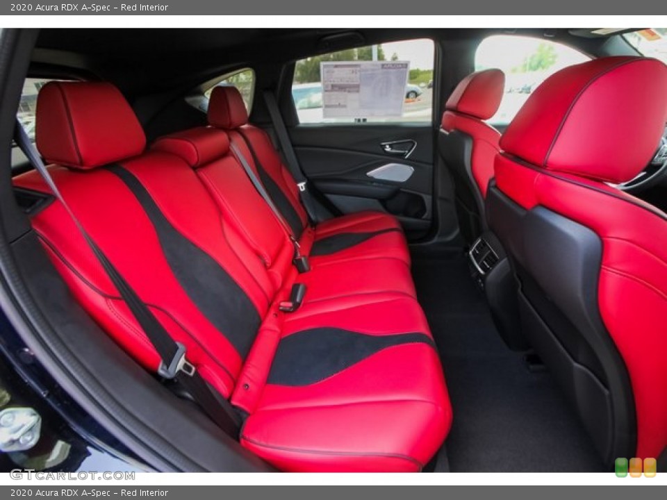 Red Interior Rear Seat for the 2020 Acura RDX A-Spec #134208610