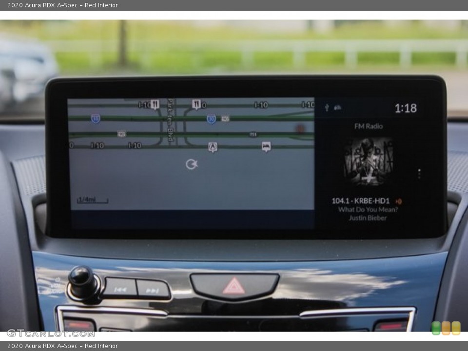 Red Interior Navigation for the 2020 Acura RDX A-Spec #134208652