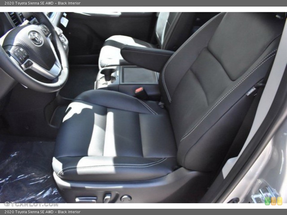 Black 2020 Toyota Sienna Interiors