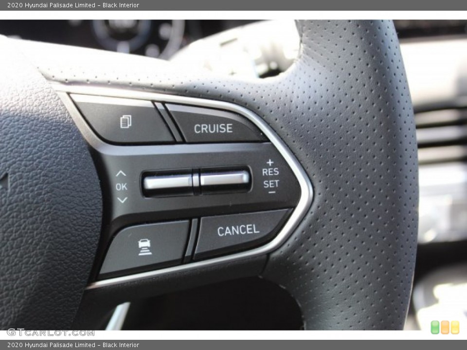 Black Interior Steering Wheel for the 2020 Hyundai Palisade Limited #134220921