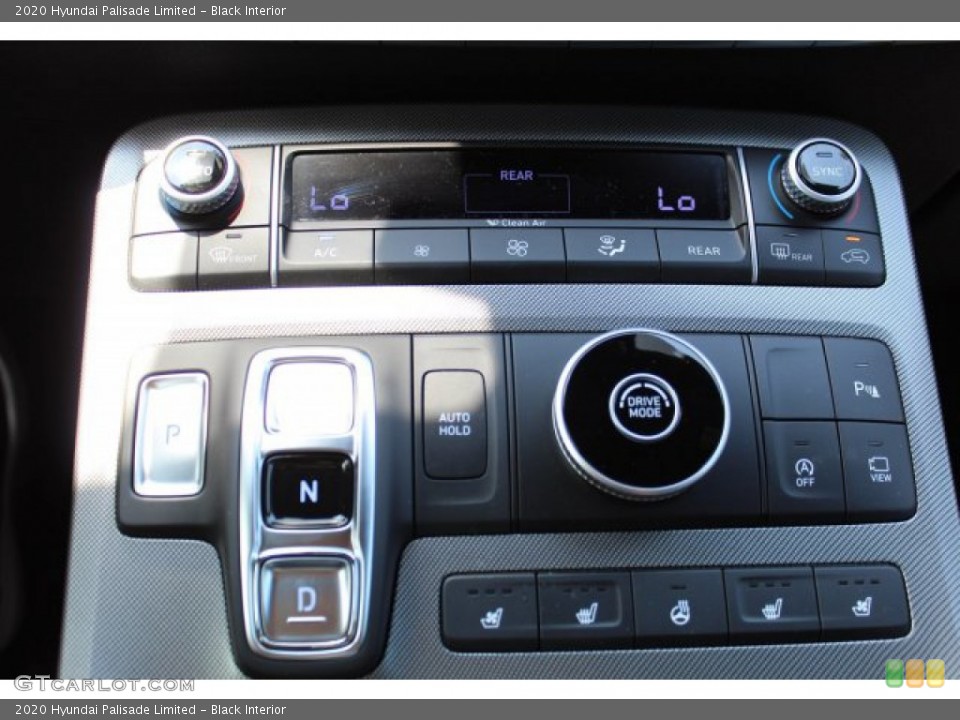 Black Interior Controls for the 2020 Hyundai Palisade Limited #134220969