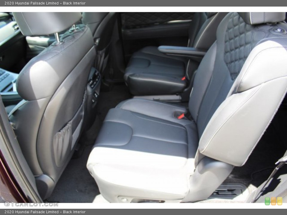 Black Interior Rear Seat for the 2020 Hyundai Palisade Limited #134221020
