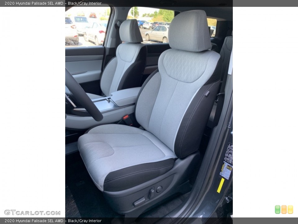 Black/Gray Interior Photo for the 2020 Hyundai Palisade SEL AWD #134224095