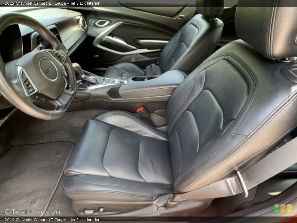 Jet Black Interior Front Seat for the 2019 Chevrolet Camaro LT Coupe #134228697