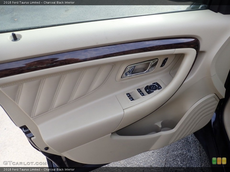 Charcoal Black Interior Door Panel for the 2018 Ford Taurus Limited #134241708