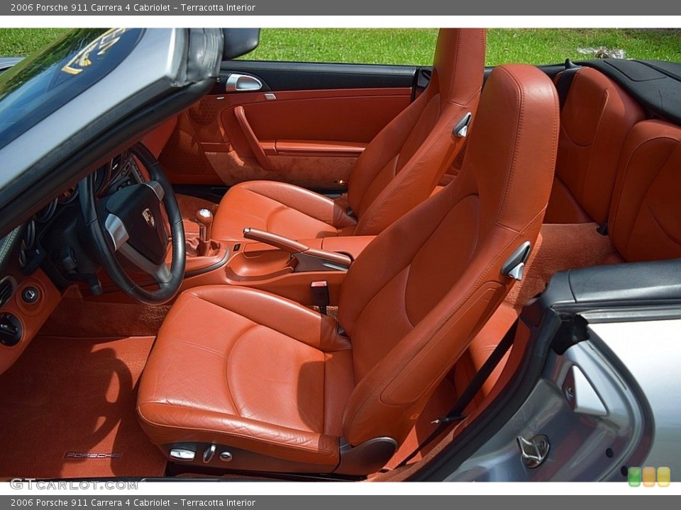 Terracotta Interior Front Seat for the 2006 Porsche 911 Carrera 4 Cabriolet #134250610
