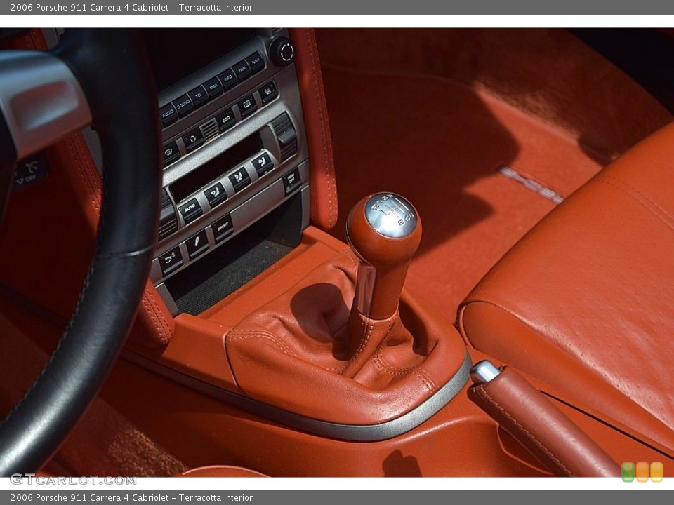 Terracotta Interior Transmission for the 2006 Porsche 911 Carrera 4 Cabriolet #134250634