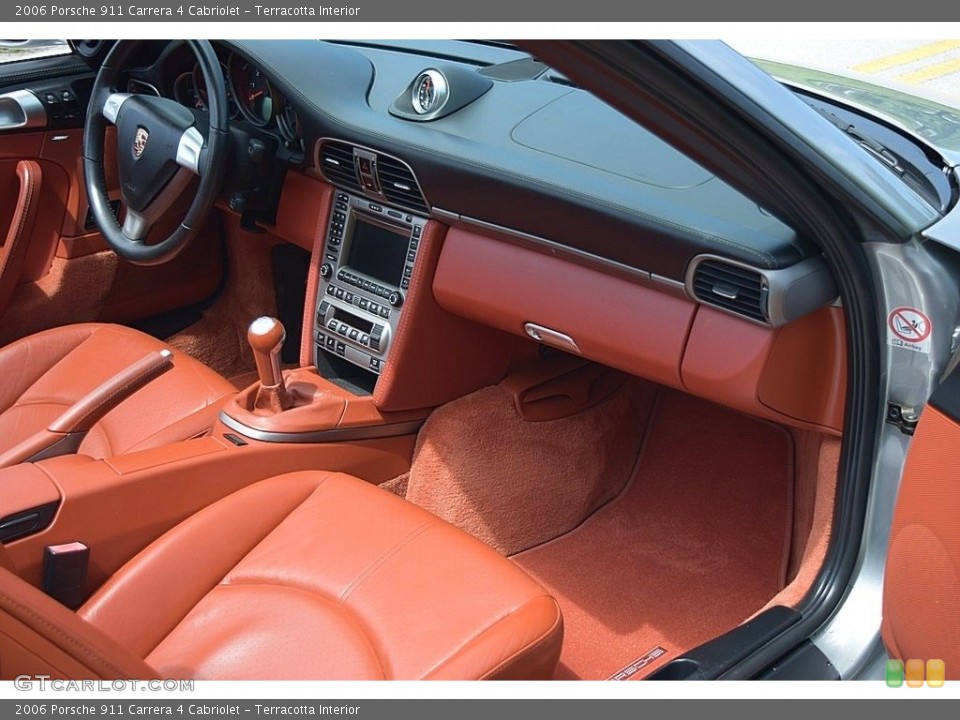 Terracotta Interior Dashboard for the 2006 Porsche 911 Carrera 4 Cabriolet #134250847