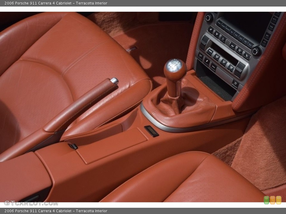 Terracotta Interior Transmission for the 2006 Porsche 911 Carrera 4 Cabriolet #134250922