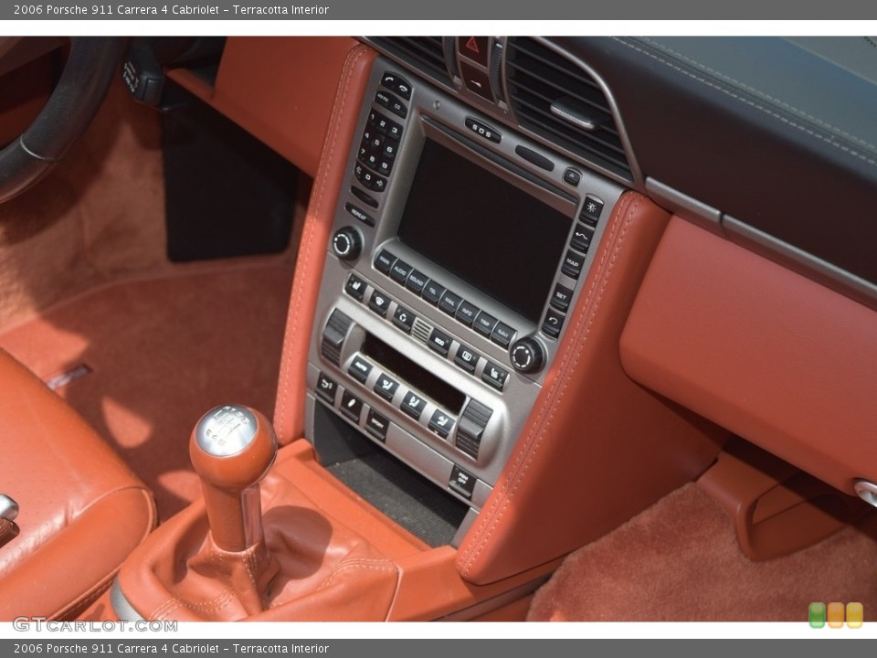 Terracotta Interior Controls for the 2006 Porsche 911 Carrera 4 Cabriolet #134250940