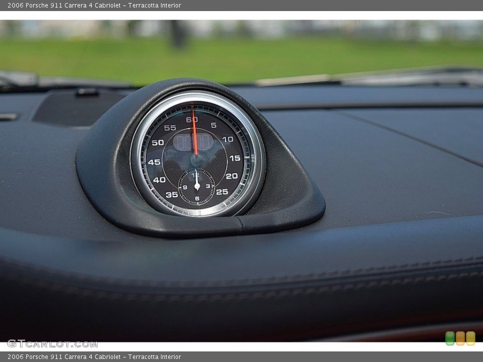 Terracotta Interior Gauges for the 2006 Porsche 911 Carrera 4 Cabriolet #134251114