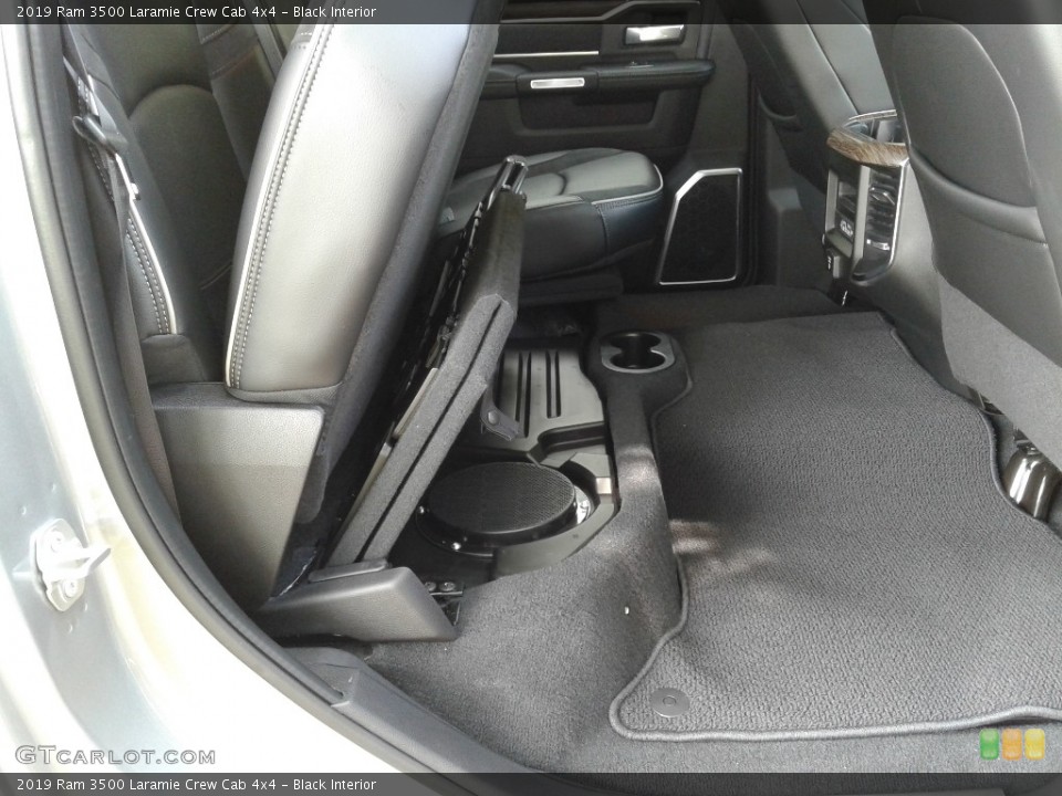 Black Interior Rear Seat for the 2019 Ram 3500 Laramie Crew Cab 4x4 #134253100