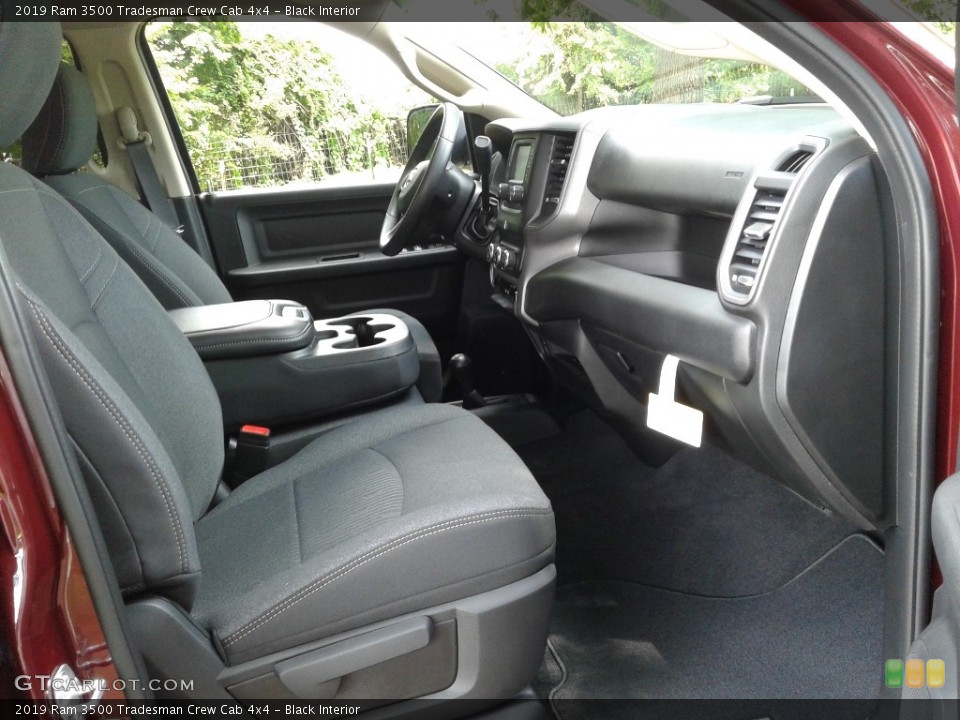 Black Interior Front Seat for the 2019 Ram 3500 Tradesman Crew Cab 4x4 #134254054