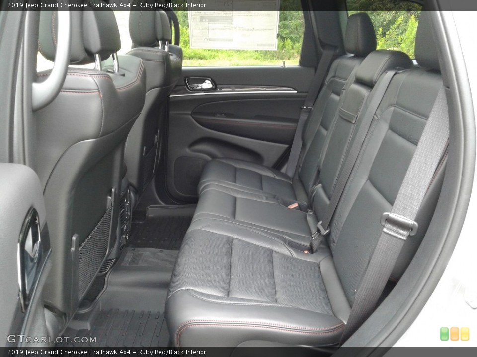 Ruby Red/Black Interior Rear Seat for the 2019 Jeep Grand Cherokee Trailhawk 4x4 #134255674