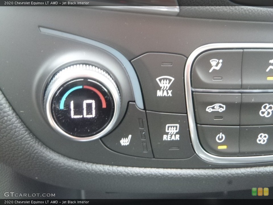 Jet Black Interior Controls for the 2020 Chevrolet Equinox LT AWD #134257936