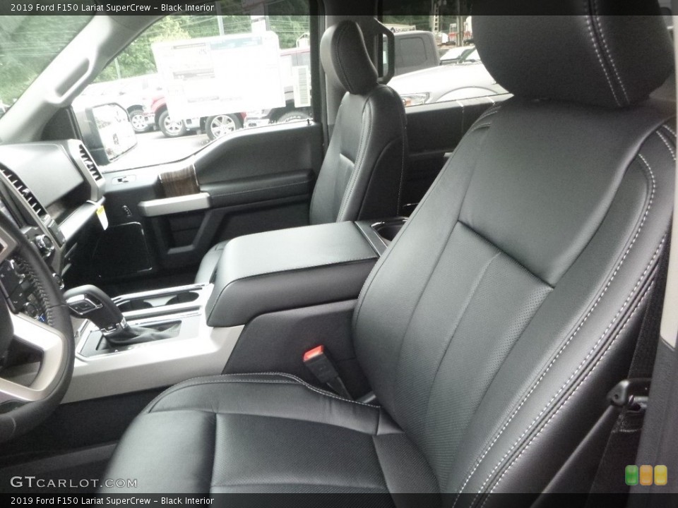 Black Interior Front Seat for the 2019 Ford F150 Lariat SuperCrew #134258479
