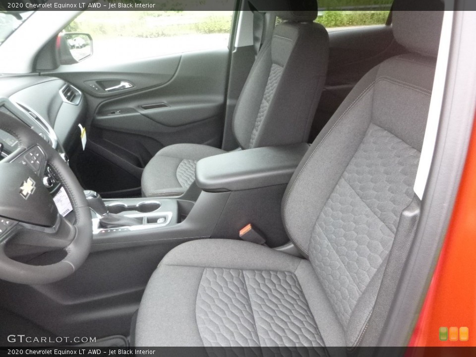 Jet Black Interior Front Seat for the 2020 Chevrolet Equinox LT AWD #134258801
