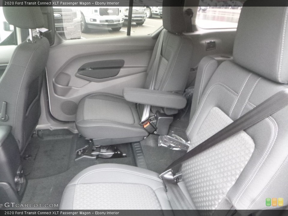 Ebony Interior Rear Seat for the 2020 Ford Transit Connect XLT Passenger Wagon #134258818