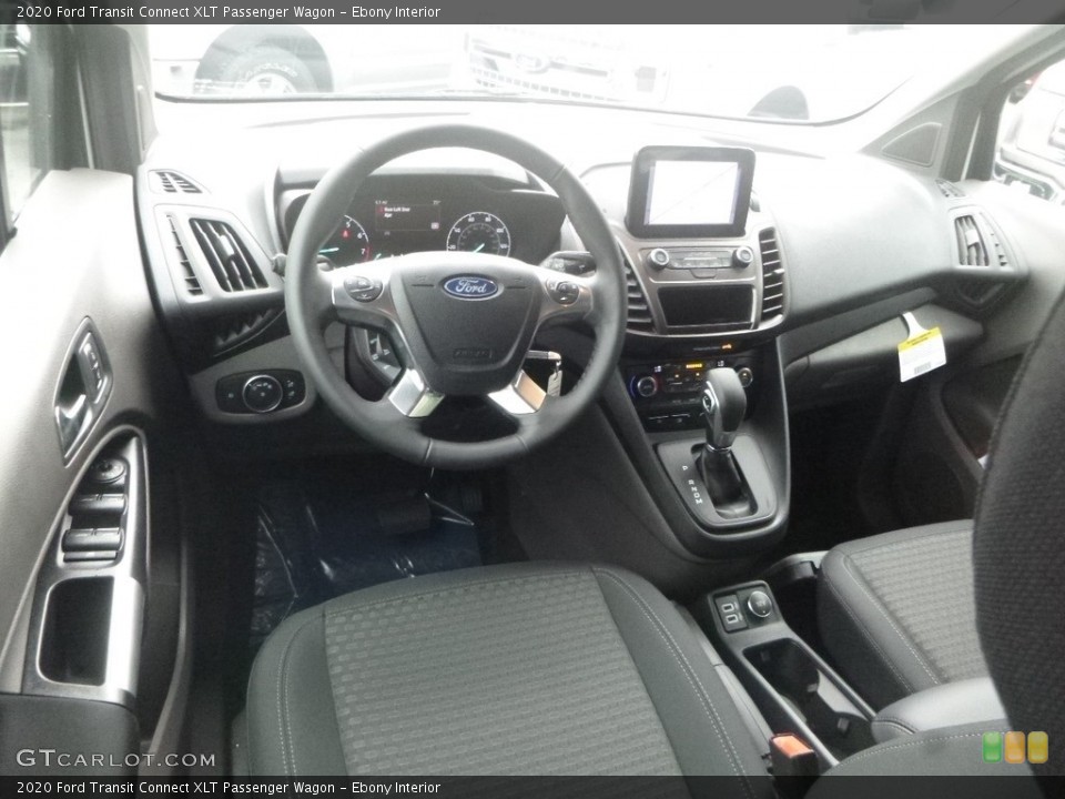 Ebony Interior Photo for the 2020 Ford Transit Connect XLT Passenger Wagon #134258842